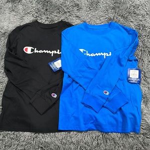 Champion cotton long sleeve shirts